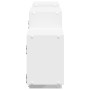 Estantería de pared madera de ingeniería blanca 129x18x42 cm de , Estantes y estanterías - Ref: Foro24-853218, Precio: 62,17 ...