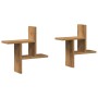 Estantes pared 2 uds madera ingeniería artisian 38x12x38 cm de , Estantes y estanterías - Ref: Foro24-853253, Precio: 23,01 €...