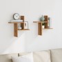 Estantes pared 2 uds madera ingeniería artisian 38x12x38 cm de , Estantes y estanterías - Ref: Foro24-853253, Precio: 23,01 €...
