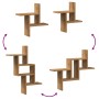 Estantes pared 2 uds madera ingeniería artisian 38x12x38 cm de , Estantes y estanterías - Ref: Foro24-853253, Precio: 23,01 €...