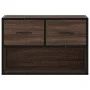 Mueble TV madera ingeniería y metal marrón roble 60x31x39,5 cm de , Muebles TV - Ref: Foro24-848913, Precio: 52,21 €, Descuen...