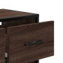 Mueble TV madera ingeniería y metal marrón roble 60x31x39,5 cm de , Muebles TV - Ref: Foro24-848913, Precio: 52,86 €, Descuen...