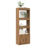 Aparador alto madera de ingeniería roble artesanal 63x33x180 cm de , Librerías y estanterías - Ref: Foro24-3309608, Precio: 1...