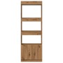 Aparador alto madera de ingeniería roble artesanal 63x33x180 cm de , Librerías y estanterías - Ref: Foro24-3309608, Precio: 1...