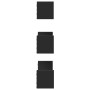 Estante de pared 3 unidades madera de ingeniería negro de , Estantes y estanterías - Ref: Foro24-853309, Precio: 17,07 €, Des...