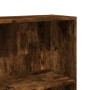 Estantería madera de ingeniería roble ahumado 80x24x143 cm de , Librerías y estanterías - Ref: Foro24-857848, Precio: 56,82 €...