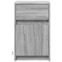 Mesitas de noche luces LED 2 uds madera ingeniería gris Sonoma de , Mesitas de noche - Ref: Foro24-852009, Precio: 90,65 €, D...