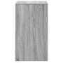 Mesitas de noche luces LED 2 uds madera ingeniería gris Sonoma de , Mesitas de noche - Ref: Foro24-852009, Precio: 92,15 €, D...