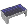 Mesa de centro con Infinity LED gris Sonoma 90x50x30 cm de , Mesas de centro - Ref: Foro24-847621, Precio: 108,71 €, Descuent...