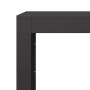 Leñero de acero negro 100x40x60 cm de , Bolsas y soportes de leña - Ref: Foro24-850982, Precio: 111,91 €, Descuento: %