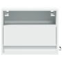 Mesita de noche de pared con luces LED blanco de , Mesitas de noche - Ref: Foro24-852061, Precio: 34,12 €, Descuento: %