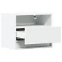 Mesita de noche de pared con luces LED blanco de , Mesitas de noche - Ref: Foro24-852061, Precio: 33,69 €, Descuento: %