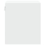 Mesita de noche de pared con luces LED blanco de , Mesitas de noche - Ref: Foro24-852061, Precio: 34,12 €, Descuento: %