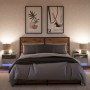 Mesitas de noche de pared con luces LED 2 uds gris hormigón de , Mesitas de noche - Ref: Foro24-852068, Precio: 58,48 €, Desc...