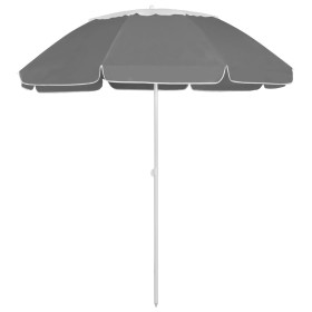 Sombrilla de playa gris antracita 300 cm de vidaXL, Sombrillas - Ref: Foro24-314718, Precio: 35,21 €, Descuento: %