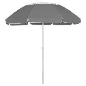 Sombrilla de playa gris antracita 300 cm de vidaXL, Sombrillas - Ref: Foro24-314718, Precio: 39,55 €, Descuento: %