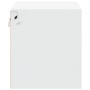 Mesita de noche de pared con luces LED blanco de , Mesitas de noche - Ref: Foro24-852089, Precio: 37,04 €, Descuento: %