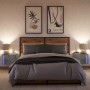 Mesitas de noche de pared con luces LED 2 uds gris hormigón de , Mesitas de noche - Ref: Foro24-852096, Precio: 60,58 €, Desc...