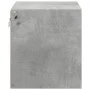 Mesitas de noche de pared con luces LED 2 uds gris hormigón by , Nightstands - Ref: Foro24-852096, Price: 59,85 €, Discount: %