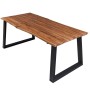 Mesa de comedor madera maciza de acacia 170x90x75 cm en Mesas de comedor | Comprar online en Foru.es