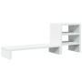 Soporte monitor organizador escritorio madera ingeniería blanco de , Bases y elevadores para ordenadores - Ref: Foro24-854733...