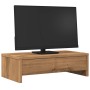 Soporte de monitor con cajones madera artisian 50x27x15 cm de , Bases y elevadores para ordenadores - Ref: Foro24-854669, Pre...