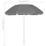 Sombrilla de playa gris antracita 300 cm de vidaXL, Sombrillas - Ref: Foro24-314718, Precio: 35,21 €, Descuento: %