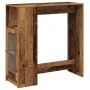 Hohes Regal mit verwittertem Holz und Regalen 101x40x103,5 cm. von , Küchen- und Esstische - Ref: Foro24-854371, Preis: 87,36...