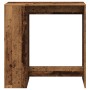 Mesa alta con estantes madera envejecida 101x40x103,5 cm de , Mesas de cocina y de comedor - Ref: Foro24-854371, Precio: 88,8...