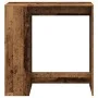Mesa alta con estantes madera envejecida 101x40x103,5 cm de , Mesas de cocina y de comedor - Ref: Foro24-854371, Precio: 87,3...