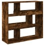 Estantería/divisor de espacios roble ahumado 100x33x94,5 cm de , Librerías y estanterías - Ref: Foro24-854440, Precio: 76,61 ...