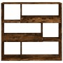 Estantería/divisor de espacios roble ahumado 100x33x94,5 cm de , Librerías y estanterías - Ref: Foro24-854440, Precio: 76,61 ...