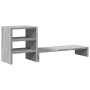 Soporte monitor con organizador escritorio madera gris Sonoma de , Bases y elevadores para ordenadores - Ref: Foro24-854738, ...