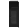Mesa alta con estantes madera ingeniería negra 101x40x103,5 cm de , Mesas de cocina y de comedor - Ref: Foro24-854365, Precio...