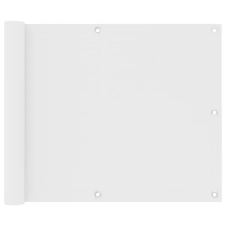 Toldo para balcón tela oxford blanco 75x400 cm de vidaXL, Sombrillas - Ref: Foro24-134889, Precio: 19,76 €, Descuento: %