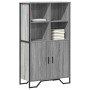 Aparador alto madera ingeniería gris Sonoma 79,5x35,5x137,5 cm de , Aparadores - Ref: Foro24-3295310, Precio: 119,26 €, Descu...