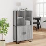 Aparador alto madera ingeniería gris Sonoma 79,5x35,5x137,5 cm de , Aparadores - Ref: Foro24-3295310, Precio: 119,26 €, Descu...