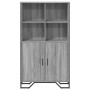 Aparador alto madera ingeniería gris Sonoma 79,5x35,5x137,5 cm de , Aparadores - Ref: Foro24-3295310, Precio: 119,26 €, Descu...