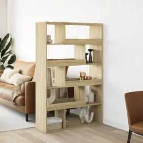 Separador de ambientes madera roble Sonoma 100x33x156,5 cm de , Librerías y estanterías - Ref: Foro24-3309494, Precio: 112,95...