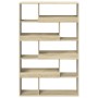 Separador de ambientes madera roble Sonoma 100x33x156,5 cm de , Librerías y estanterías - Ref: Foro24-3309494, Precio: 114,31...