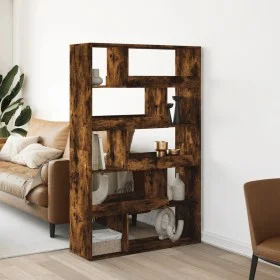Separador de ambientes madera roble ahumado 100x33x156,5 cm de , Librerías y estanterías - Ref: Foro24-3309496, Precio: 112,9...