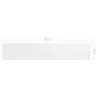 Toldo para balcón tela oxford blanco 75x400 cm de vidaXL, Sombrillas - Ref: Foro24-134889, Precio: 20,17 €, Descuento: %