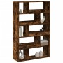 Separador de ambientes madera roble ahumado 100x33x156,5 cm de , Librerías y estanterías - Ref: Foro24-3309496, Precio: 114,3...