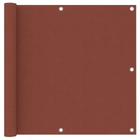 Terracotta oxford fabric balcony awning 90x500 cm by vidaXL, Umbrellas - Ref: Foro24-134978, Price: 27,68 €, Discount: %