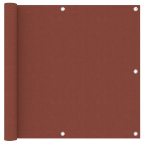 Toldo para balcón de tela oxford terracota 90x500 cm de vidaXL, Sombrillas - Ref: Foro24-134978, Precio: 28,25 €, Descuento: %