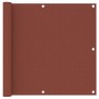Toldo para balcón de tela oxford terracota 90x500 cm de vidaXL, Sombrillas - Ref: Foro24-134978, Precio: 28,25 €, Descuento: %