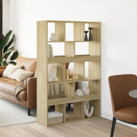 Separador de ambientes madera roble Sonoma 100x33x156,5 cm de , Librerías y estanterías - Ref: Foro24-3309530, Precio: 114,24...