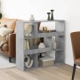 Separador de ambientes madera gris hormigón 100x33x94,5 cm de , Librerías y estanterías - Ref: Foro24-3309477, Precio: 67,31 ...