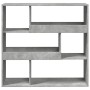 Separador de ambientes madera gris hormigón 100x33x94,5 cm de , Librerías y estanterías - Ref: Foro24-3309477, Precio: 67,31 ...