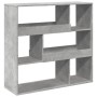 Separador de ambientes madera gris hormigón 100x33x94,5 cm de , Librerías y estanterías - Ref: Foro24-3309477, Precio: 67,31 ...